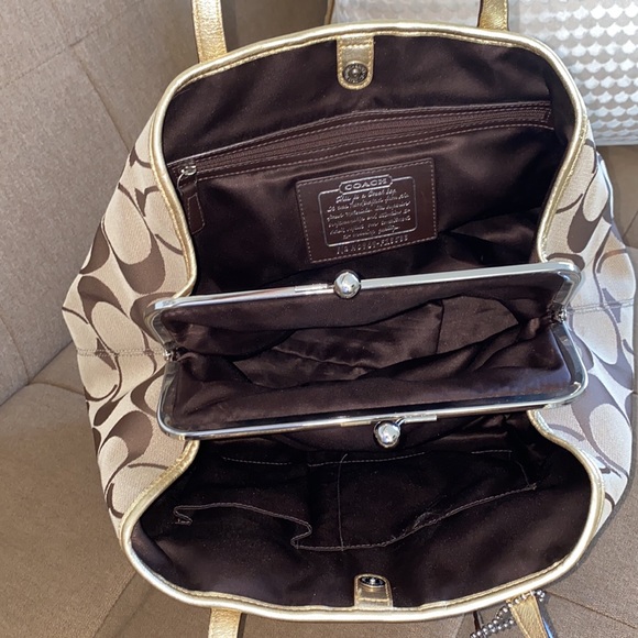 Coach Legacy Signature Monogram Purse - Picture 2 of 12